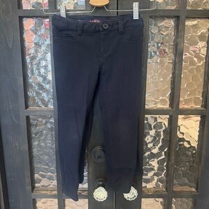 French Toast set of 2 Slim Fit Pant Girl's School Uniform 8 navy blue EUC